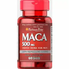 Puritan's Pride Maca 500 mg 60 caps, Концентрация: 500 mg, Puritan's Pride Maca 500 mg 60 caps, Концентрация: 500 mg  в интернет магазине Mega Mass