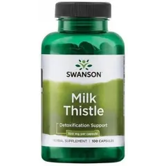 Swanson Milk Thistle 500 mg 100 caps, Swanson Milk Thistle 500 mg 100 caps  в интернет магазине Mega Mass