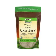 NOW  White Chia Seed 454 g, image 