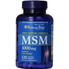 Puritan`s Pride MSM 1000 mg 120 caps, Puritan`s Pride MSM 1000 mg 120 caps  в интернет магазине Mega Mass