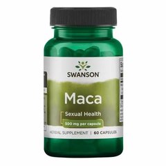 Swanson Maca 500 mg 60 caps, Swanson Maca 500 mg 60 caps  в интернет магазине Mega Mass