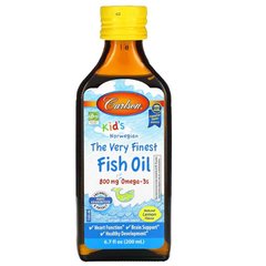 Carlson Kid's Fish Oil 800mg 200ml, Carlson Kid's Fish Oil 800mg 200ml  в интернет магазине Mega Mass