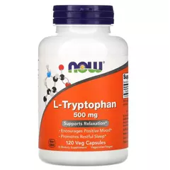 NOW L-Tryptophan 500 mg 120 caps, Фасовка: 120 caps, NOW L-Tryptophan 500 mg 120 caps, Фасовка: 120 caps  в интернет магазине Mega Mass