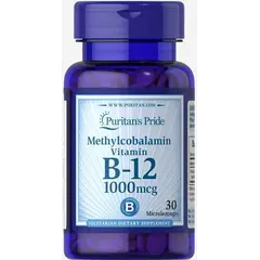 Puritan`s Pride  Methylcobalamin B-12 1000 mcg 30 tabs, Puritan`s Pride  Methylcobalamin B-12 1000 mcg 30 tabs  в интернет магазине Mega Mass