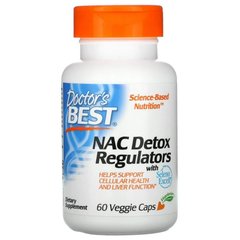 Doctor's Best NAC Detox Regulators 60 veg caps, Doctor's Best NAC Detox Regulators 60 veg caps  в интернет магазине Mega Mass