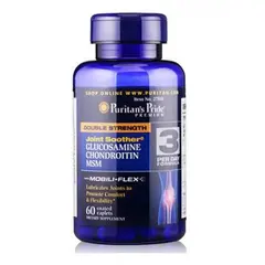 Puritan's Pride Double Strength Glucosamine Chondroitin MSM 60 caplets, Puritan's Pride Double Strength Glucosamine Chondroitin MSM 60 caplets  в интернет магазине Mega Mass