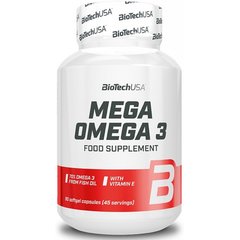 BioTech Mega Omega 3 90 caps, BioTech Mega Omega 3 90 caps  в интернет магазине Mega Mass