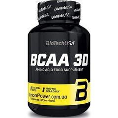 BioTech BCAA 3D 90 caps, BioTech BCAA 3D 90 caps  в интернет магазине Mega Mass