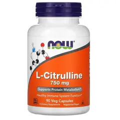 NOW L-Citrulline 750 mg 90 caps, Фасовка: 90 caps, NOW L-Citrulline 750 mg 90 caps, Фасовка: 90 caps  в интернет магазине Mega Mass