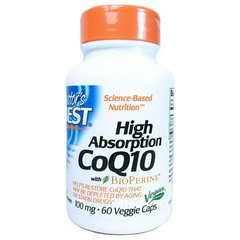 Doctor's Best CoQ10 100 mg 60 softgels, Doctor's Best CoQ10 100 mg 60 softgels  в интернет магазине Mega Mass