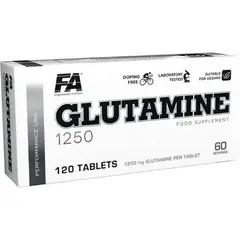 ЗНИЖЕНА ЦІНА! Fitness Authority Glutamine 1250 120 tabs ТЕРМІН ДО 03.22, image 