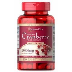 Puritan`s Pride Natural Cranberry 25,000 mg 60 caps, image 