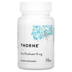 Thorne Zinc Picolinate 15 mg 60 caps, image 
