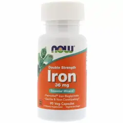 NOW IRON 36MG FERROCHEL 90 caps, image 
