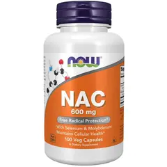 Now Foods NAC 600mg 100 vcaps, Now Foods NAC 600mg 100 vcaps  в интернет магазине Mega Mass
