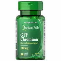 Puritan`s Pride GTF Chromium 200 mcg 100 tablets, image 