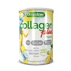Quamtrax Collagen Plus with Peptan 350g Lemon, image 