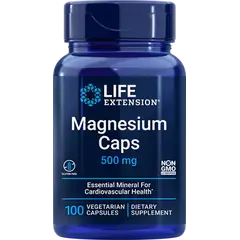 Life Extension Magnesium 500 mg 100 Capsules, image 