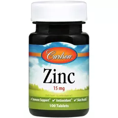 Carlson Zinc 15 mg 100 tabs, image 