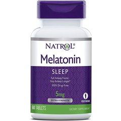 Natrol Melatonin 5 mg 60 Tablets, Natrol Melatonin 5 mg 60 Tablets  в интернет магазине Mega Mass