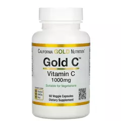 California Gold Nutrition Vitamin C 1000 mg 60 caps, image 