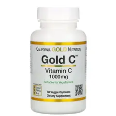 California Gold Nutrition Vitamin C 1000 mg 60 caps, image 