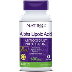 Natrol Alpha Lipoic Acid 600 mg 45 tabs, image 