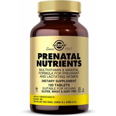 Solgar Prenatal Nutrients 120 tabs, Solgar Prenatal Nutrients 120 tabs  в интернет магазине Mega Mass