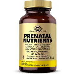 Solgar Prenatal Nutrients 120 tabs, image 