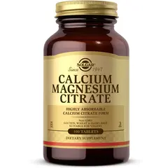 Solgar Calcium Magnesium Citrate 100 tabs, image 