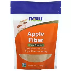 NOW Apple Fiber 340 g Pure, image 