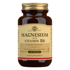 Solgar Magnesium with Vitamin B6 100 tabs, image 