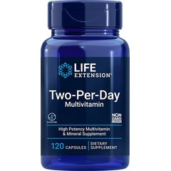 Life Extension Two-Per-Day Multivitamin 120 caps, image 