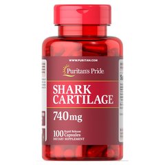 Puritan's Pride Shark Cartilage 740 mg 100 caps, image 