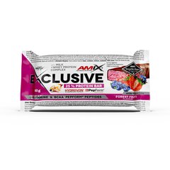 AMIX Exclusive Protein Bar 25% 40 g, Смак: Forest Fruit / Лісові Ягоди, image 