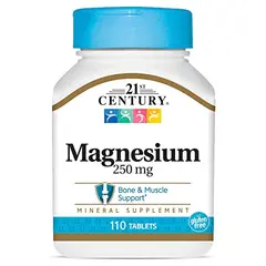 21st Century Magnesium 250 gm 110 tabs, image 