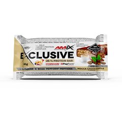 AMIX Exclusive Protein Bar 25% 40 g, Смак: Mocca Choco & Coffe / Мокка Шоколад, image 