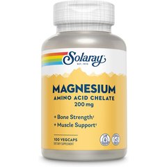 Solaray Magnesium 200 mg 100 vcaps, image 