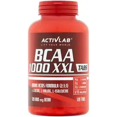 Activlab BCAA 1000 XXL 120 tabs, Фасовка: 120 tabs, Вкусы: Unflavored  / Без вкуса, Activlab BCAA 1000 XXL 120 tabs, Фасовка: 120 tabs, Вкусы: Unflavored  / Без вкуса  в интернет магазине Mega Mass