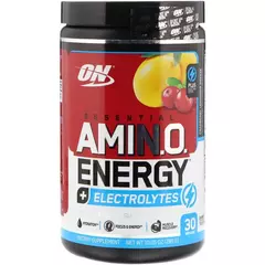 Optimum Nutrition Amino Energy + Electrolytes 285 g, Фасовка: 285 g, Смак: Cranberry Lemonade / Журавлиновий Лимонад, image 