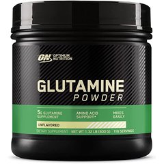 Optimum Nutrition Glutamine Powder 600 g, Фасовка: 600 g, Смак: Unflavored  / Без смаку, image 