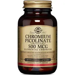 Solgar Chromium Picolinate 500 mcg 60 caps, image 