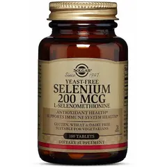 Solgar Selenium (L-Selenomethionine) 200 mcg 100 tabs, image 