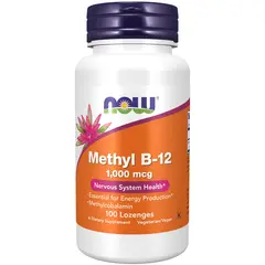 NOW Methyl B-12 1000 mсg 100 Lozenges, NOW Methyl B-12 1000 mсg 100 Lozenges  в интернет магазине Mega Mass