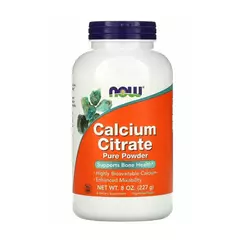 NOW Calcium Citrate 227 g, NOW Calcium Citrate 227 g  в интернет магазине Mega Mass