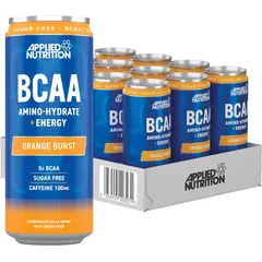 Applied Nutrition BCAA Amino-Hydrate + Energy 330 ml, Фасовка: 330 ml, Вкусы: Orange Burst / Апельсиновый Взрыв, Applied Nutrition BCAA Amino-Hydrate + Energy 330 ml, Фасовка: 330 ml, Вкусы: Orange Burst / Апельсиновый Взрыв  в интернет магазине Mega Mass
