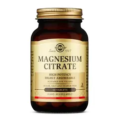 Solgar Magnesium Citrate 60 tabs, Фасування: 60 tabs, image 