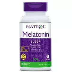Natrol Melatonin 3 mg 100 tabs, Фасовка: 100 tabs, image 