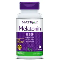 Natrol Melatonin 3 mg 100 tabs, Фасування: 100 tabs, image 