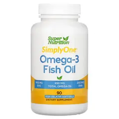 Super Nutrition SimplyOne Omega-3 Fish oil 90 sofrgels, Super Nutrition SimplyOne Omega-3 Fish oil 90 sofrgels  в интернет магазине Mega Mass
